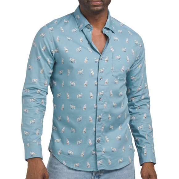 NEW BONOBOS Stretch Lightweight Flannel Shirt blue for men 362tn - Picture 1 of 2
